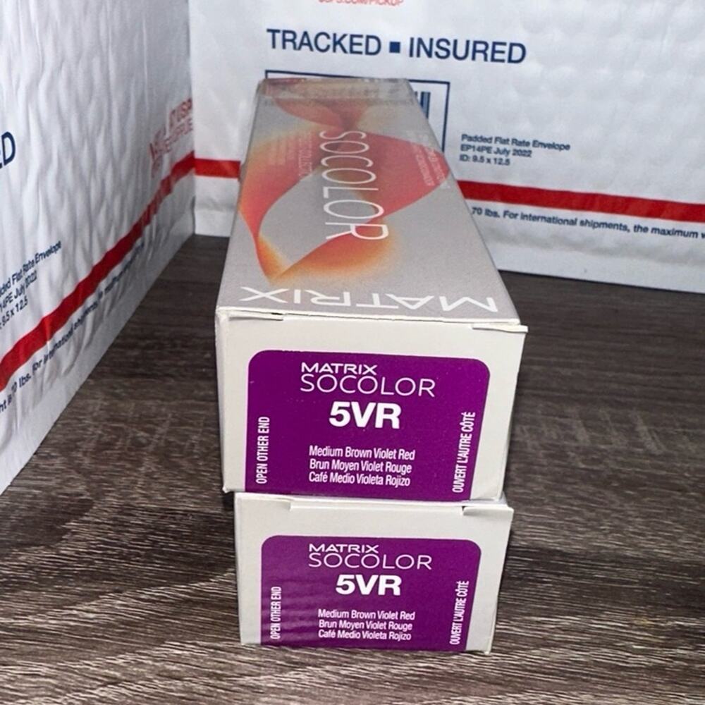 Matrix Socolor 5vr Medium Brown Violet Red hair color care